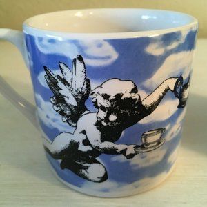 Lot of 2 (Two) RIVIERA VAN BEERS By Signature Cherub Angels and Clouds Cups 4 oz